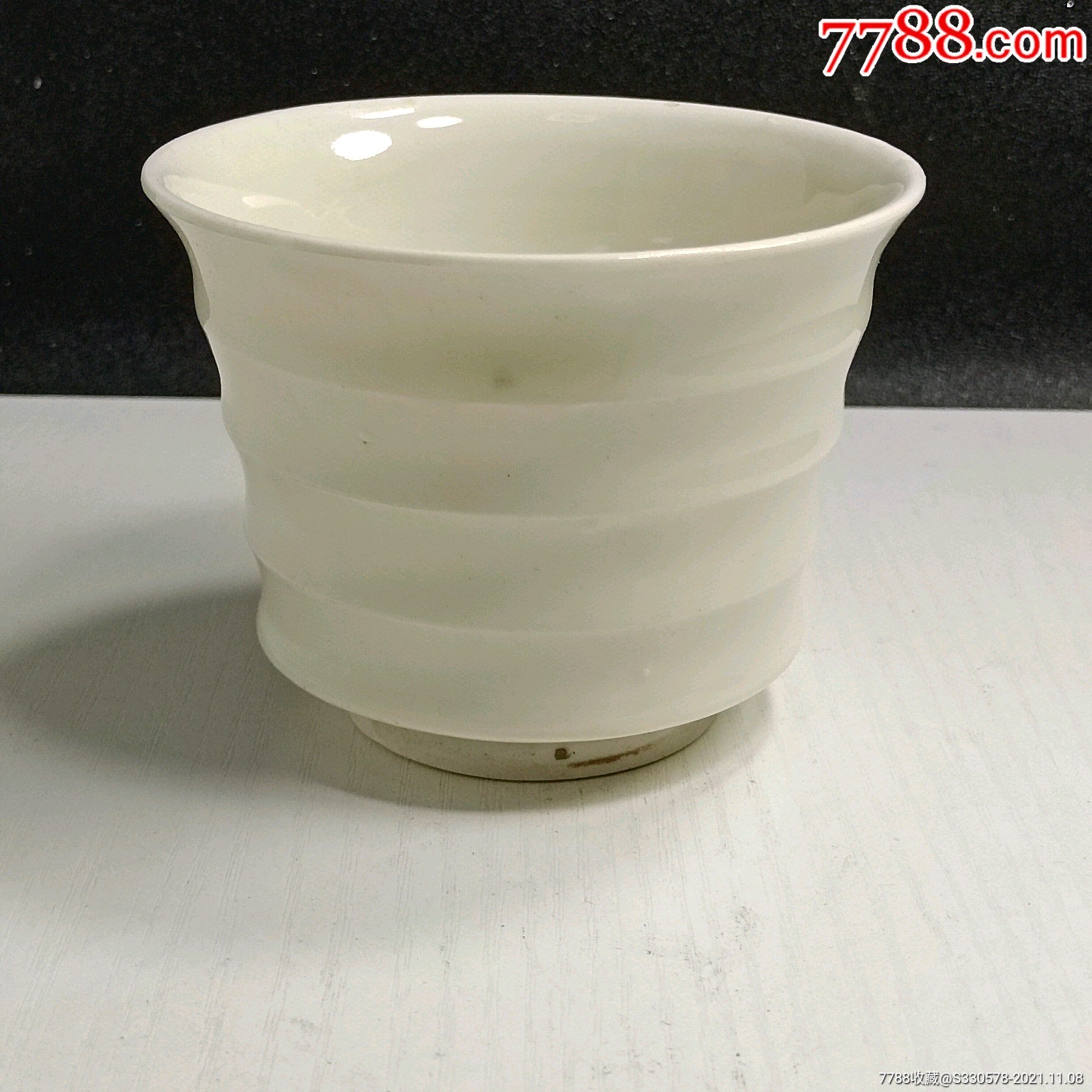 邢窑白釉压手杯-价格:880元-se83635789-单色白瓷-零售-7788收藏