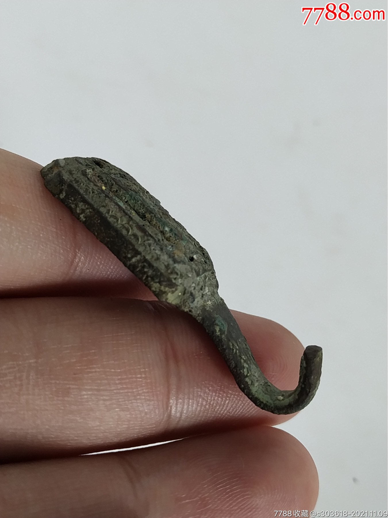 品名:明代溜金铜带钩