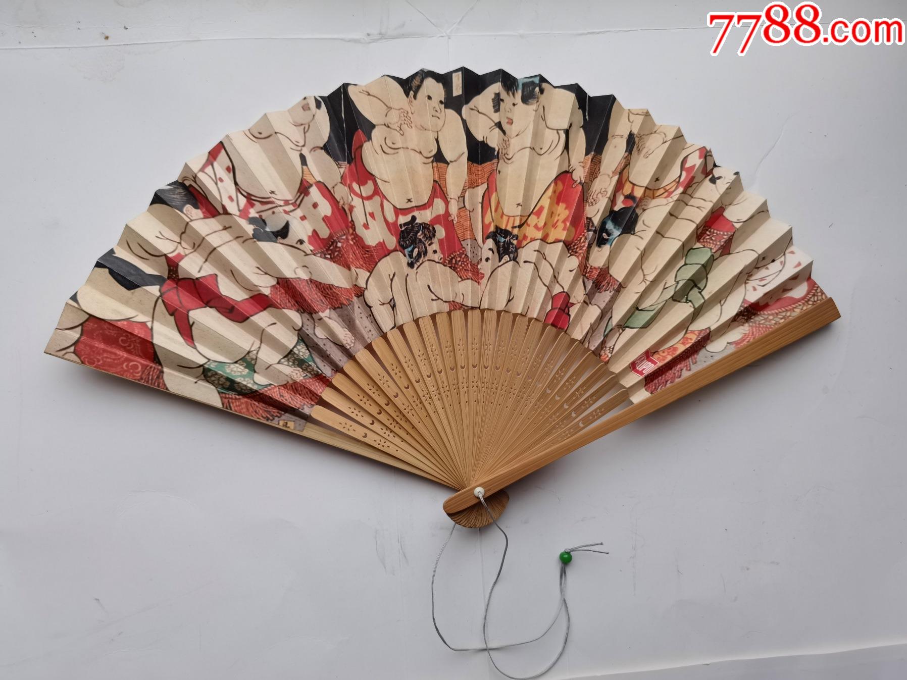 日本纸质浮世绘折扇