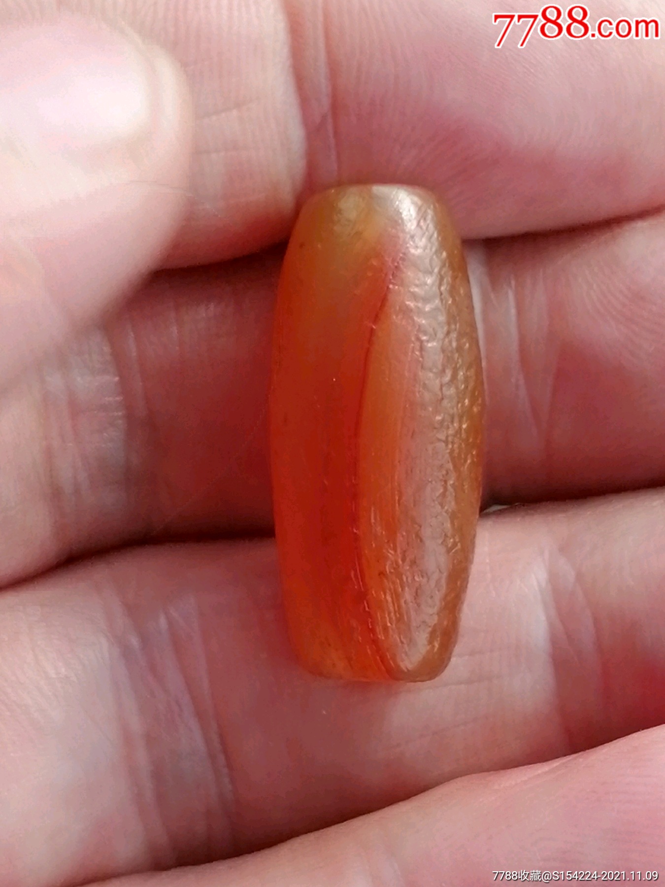 辽金时期老冰糖玛瑙珠子