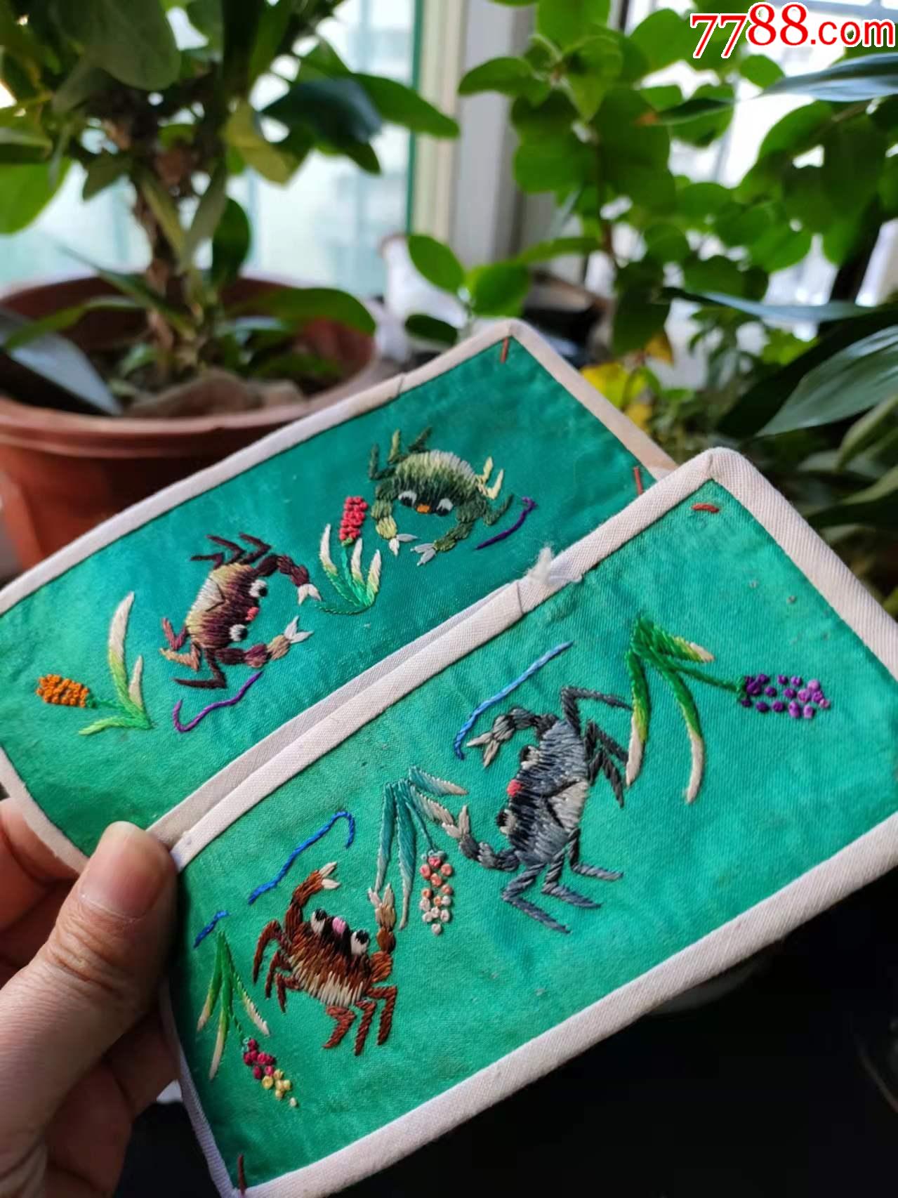 清代老绣片富甲天下富甲一方