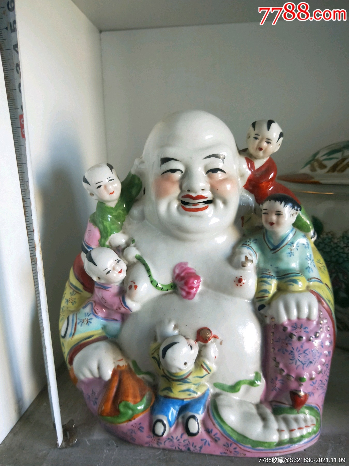 汪哥瓷器五子闹佛