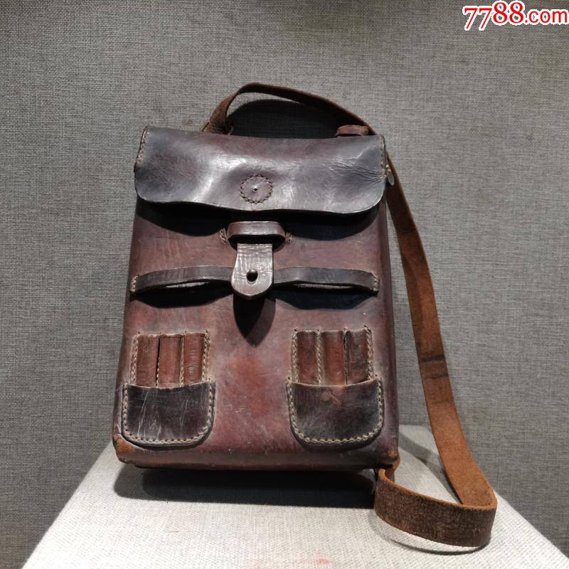 老红军-牛皮-公文包28cm