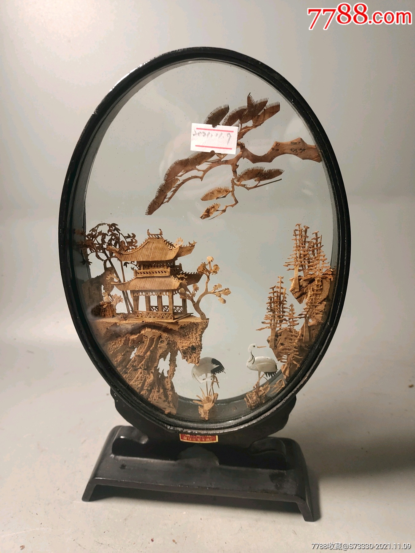 80年代左右,软木画摆件_价格60元【专注寡妇二十年】_第1张_7788收藏