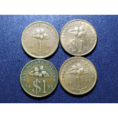 马来西亚1995年1元硬币图片