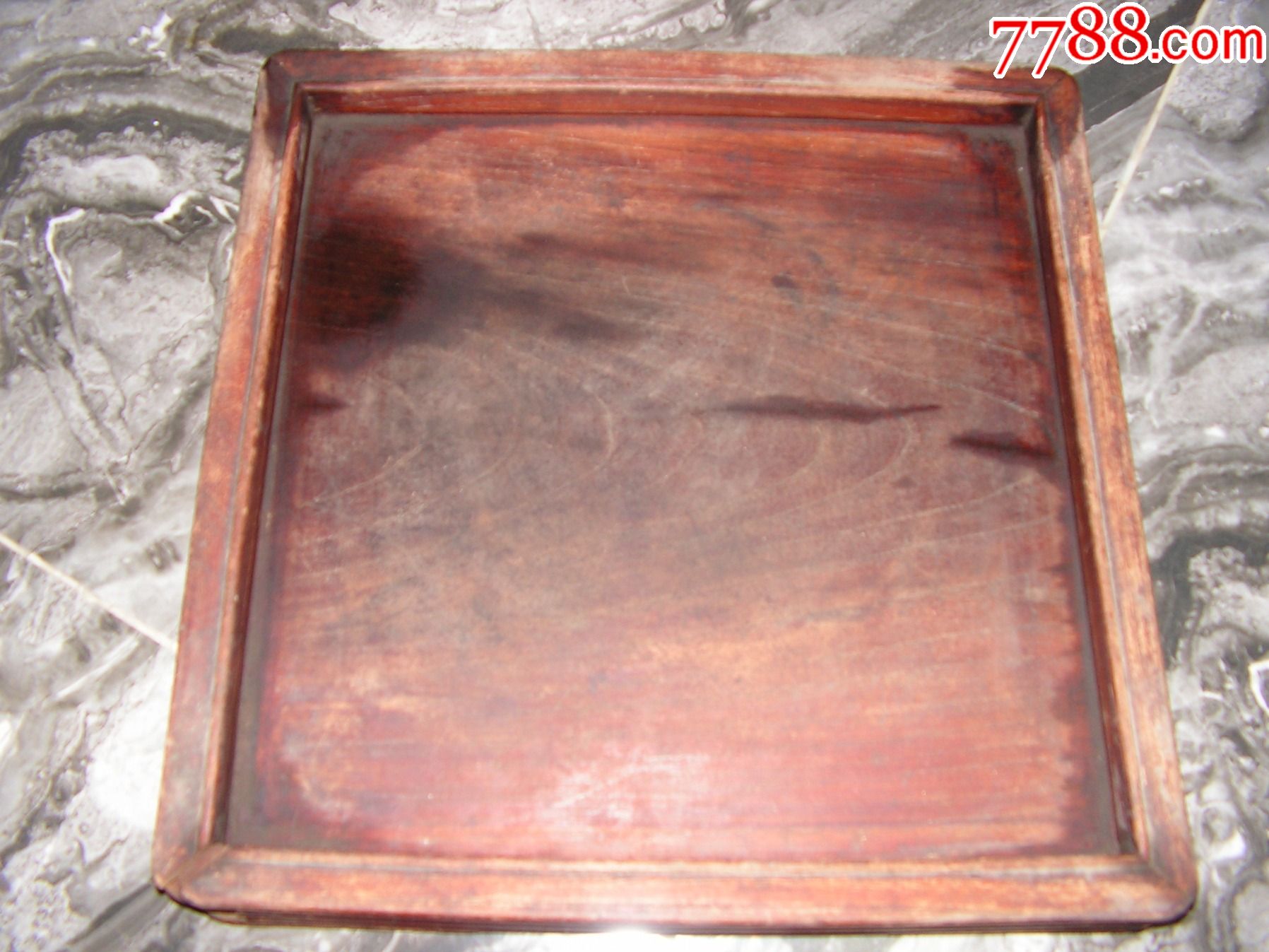 特大尺寸好品榉木方盘_木盘/木盛具_祝桥古玩【7788收藏__收藏热线】