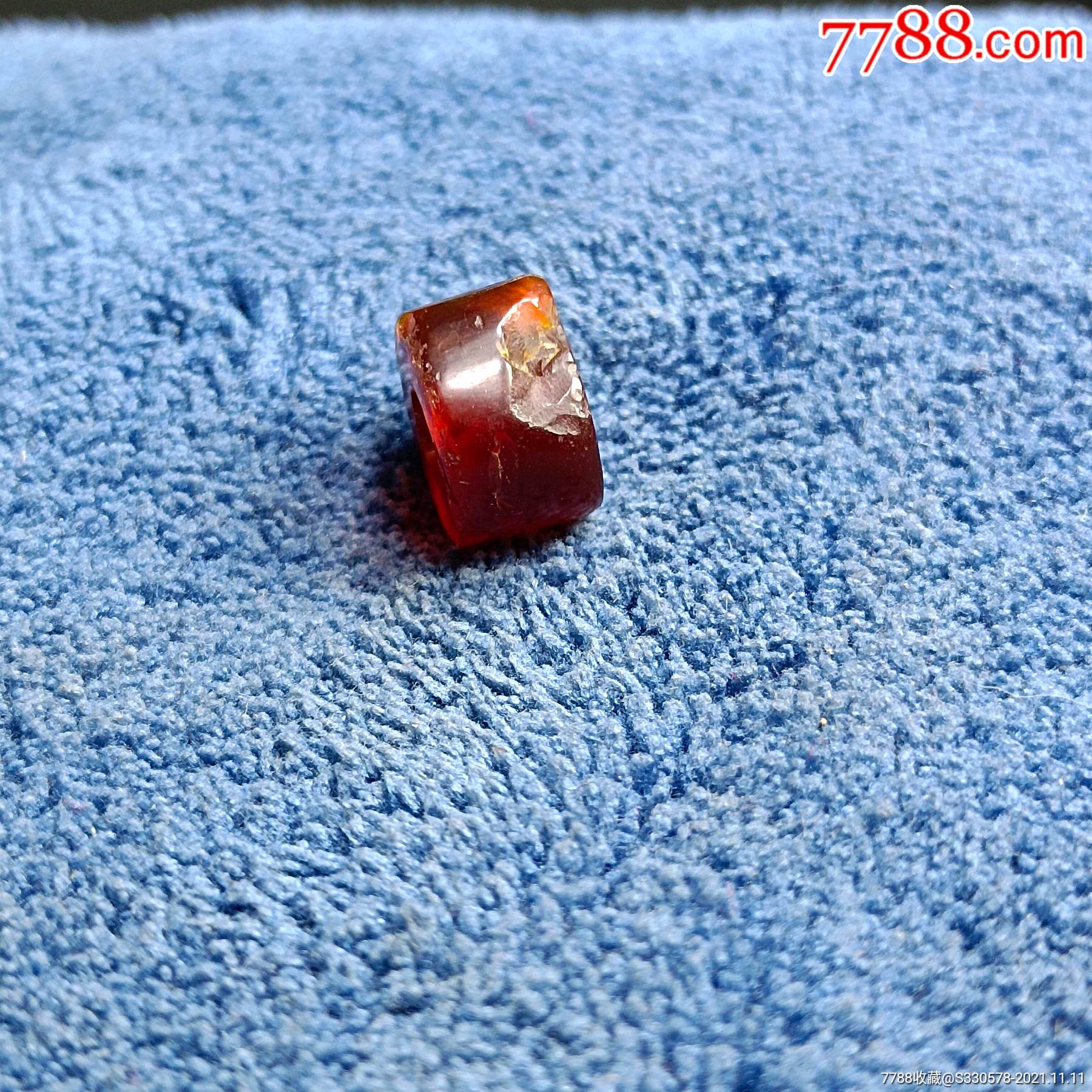 战国红玛瑙珠子