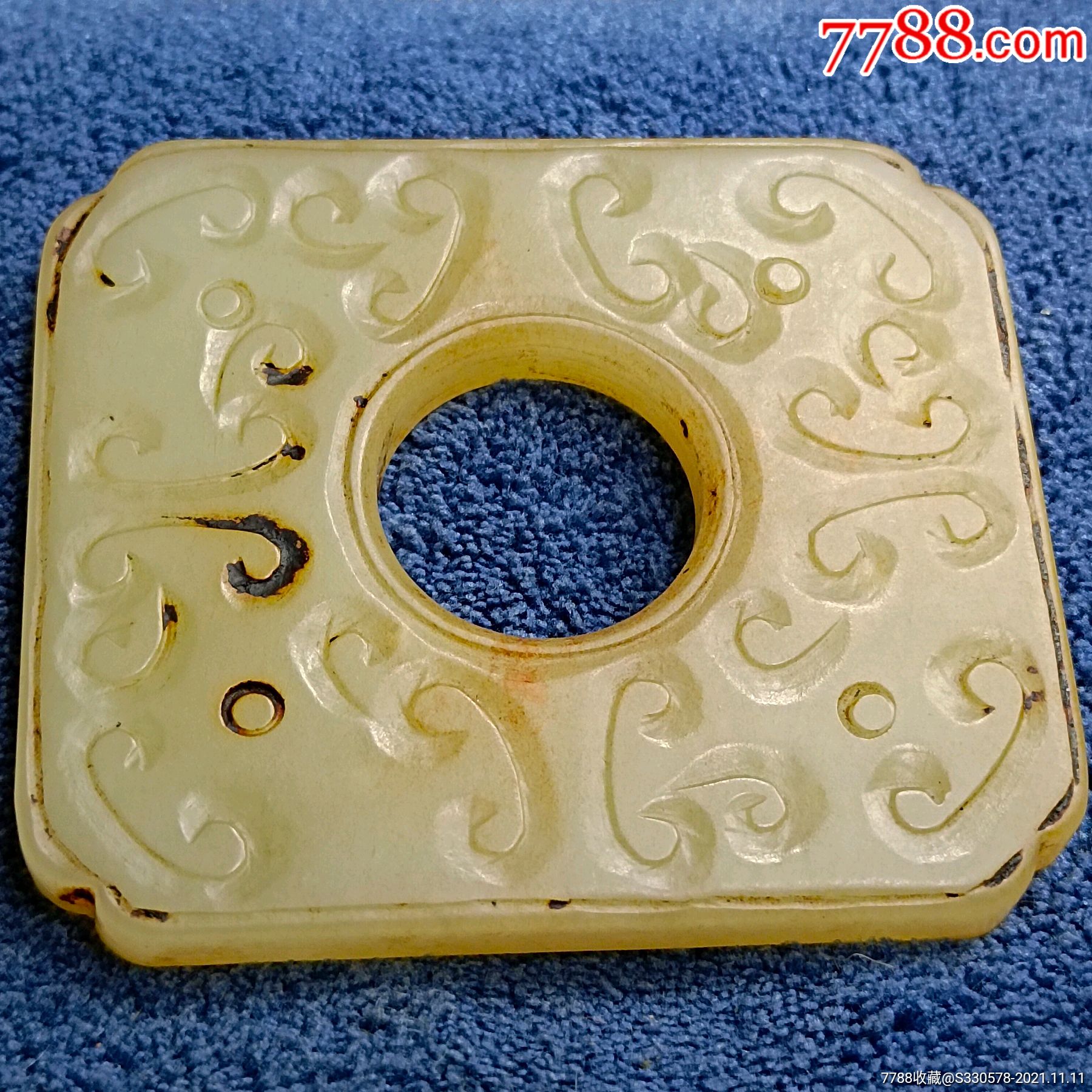 战汉时期老玉璧玉佩