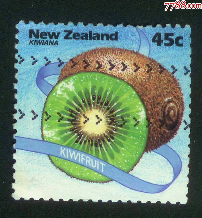 新西兰信销邮票1994年几维年1010奇异果猕猴桃