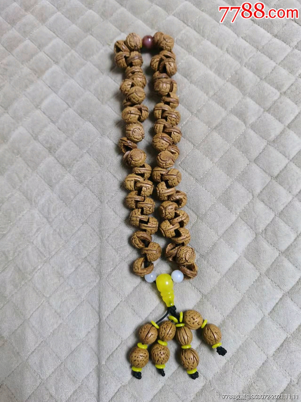 桃核小筐一串54颗美品两年以上的桃核