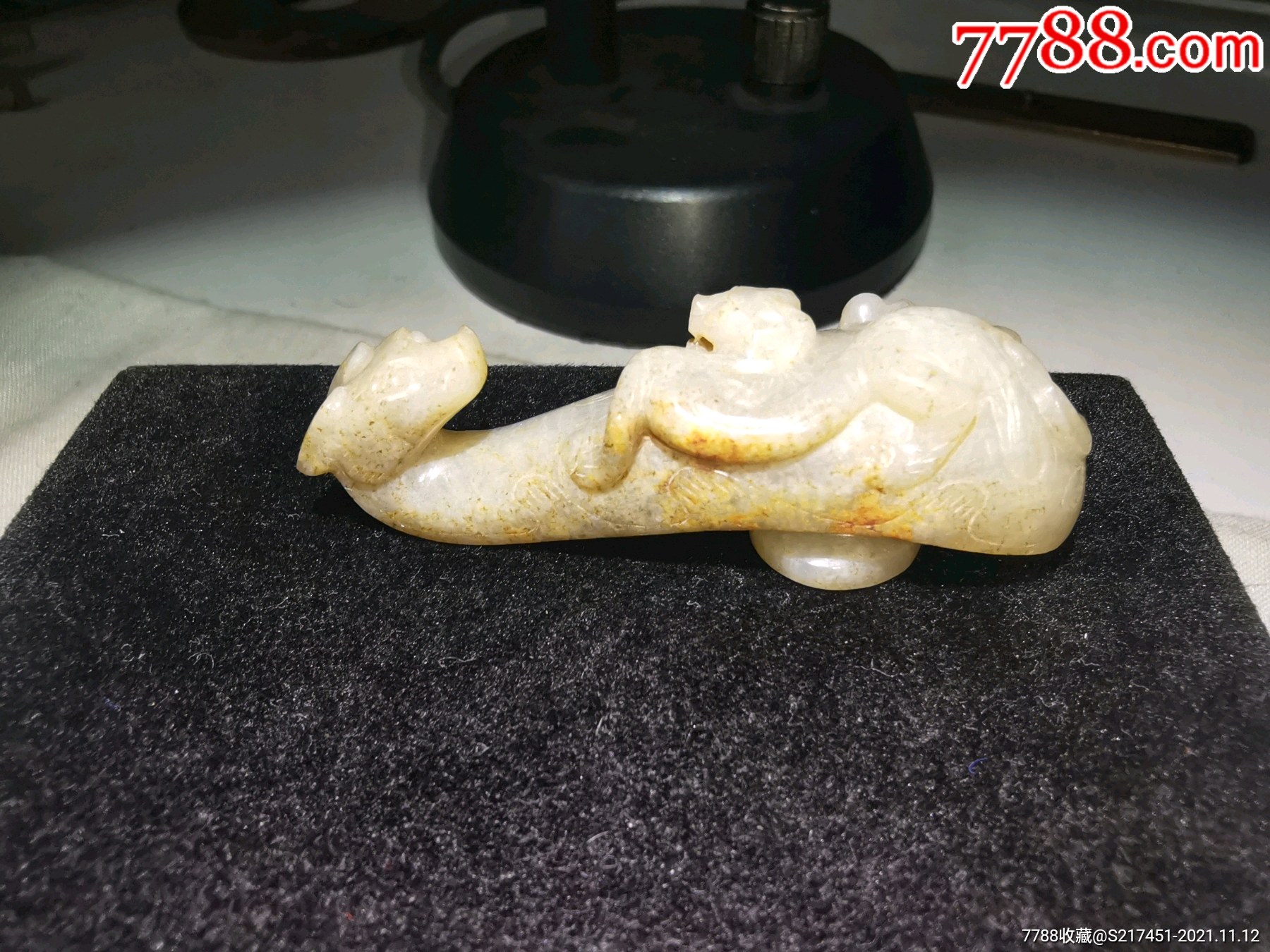 汉代玉带钩-价格:62000元-se83698806-和田玉-零售-7788玉器收藏