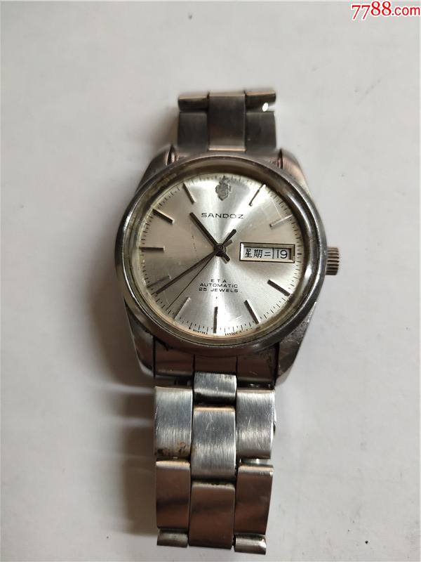 瑞士山度士全自动单日历男机械表机芯28362