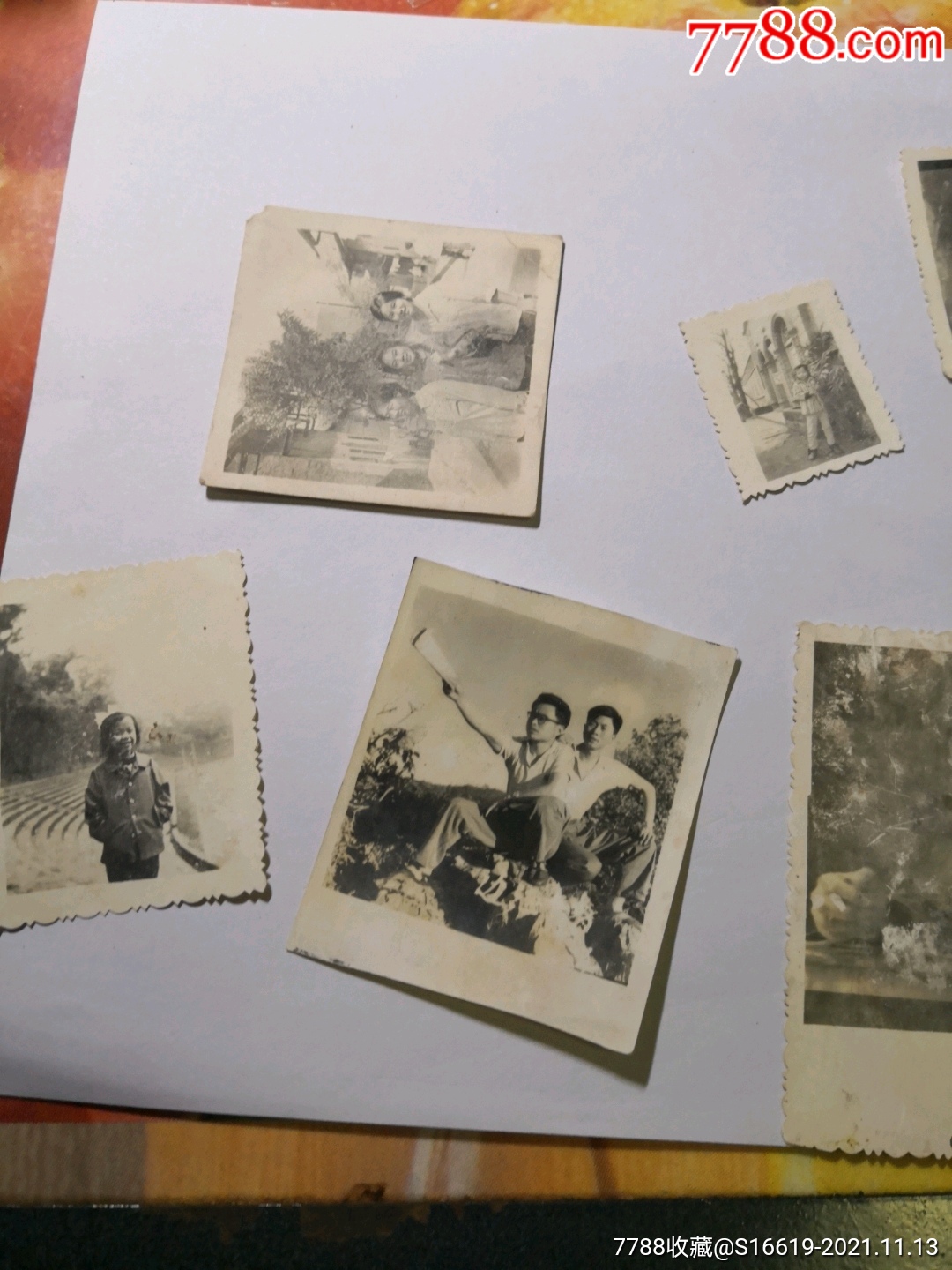 特别稀少黑白像片一组阳盒