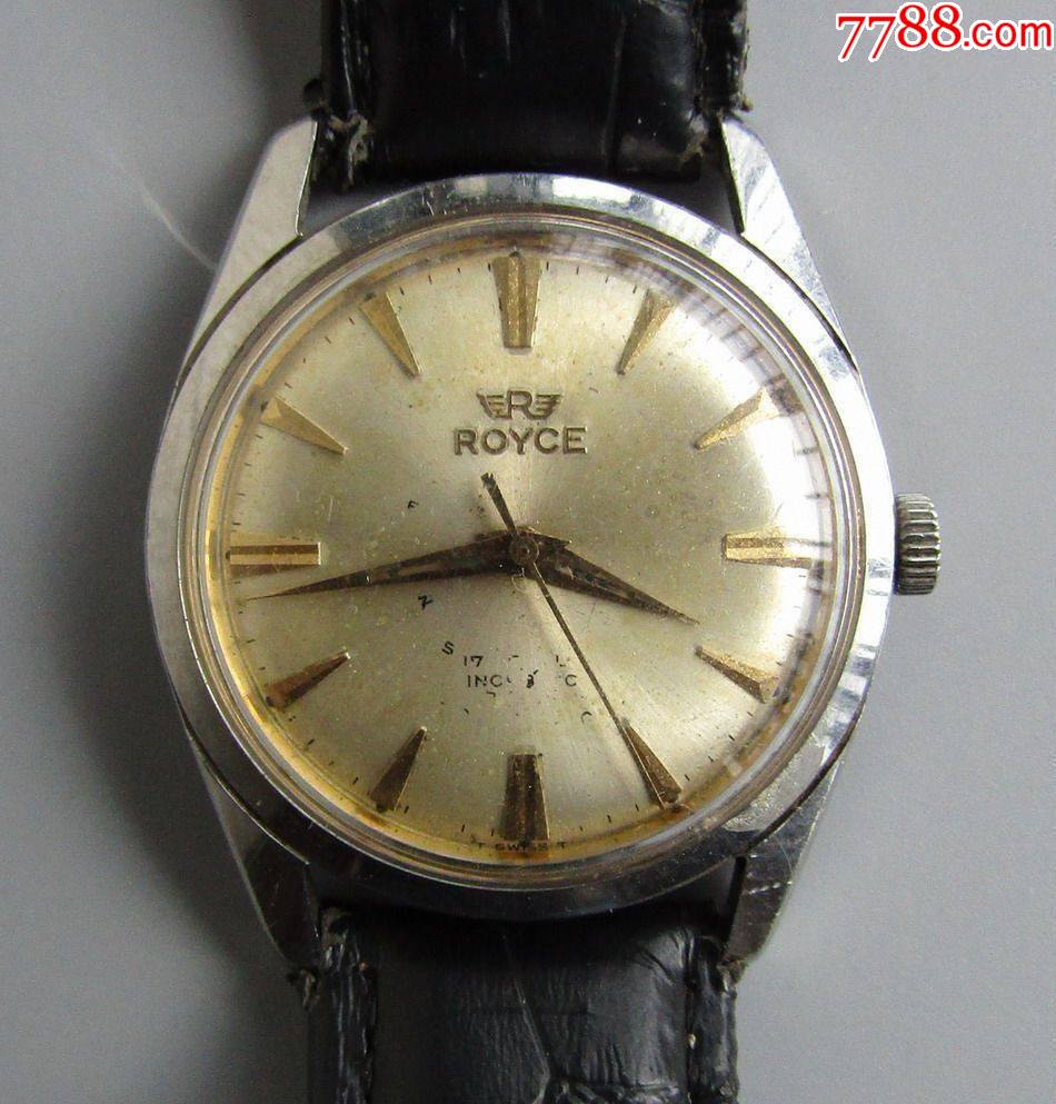 瑞士royce(罗伊斯)手动机械男古董表_手表/腕表_老货古玩店【7788收藏
