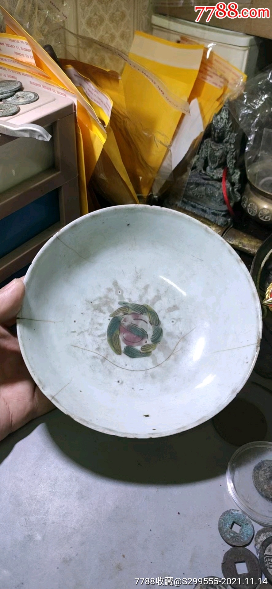 清代老瓷碗品相如图68