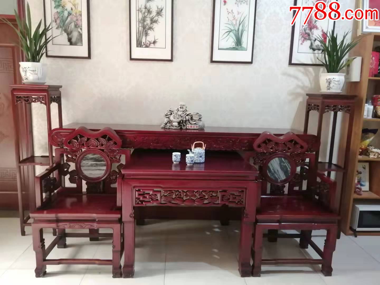 红木中堂六件套