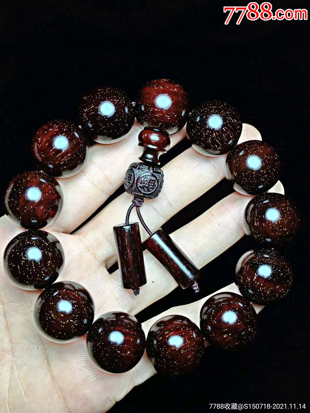 非洲小叶紫檀手串