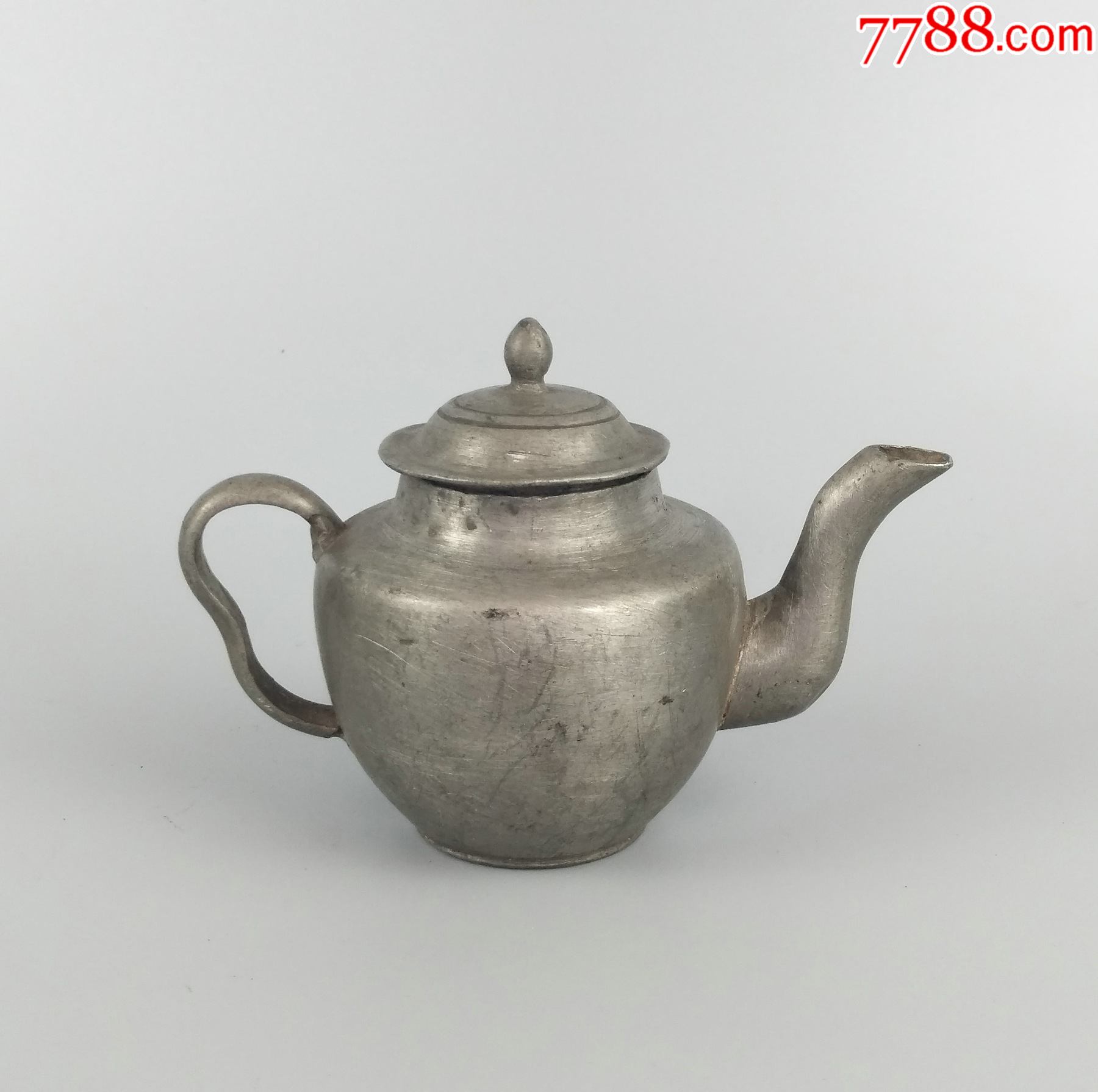 清素面锡制小执壶_锡壶/锡器_程饶金【7788收藏__收藏热线】