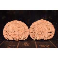 花开富贵文玩核桃-文玩核桃-7788红宝书