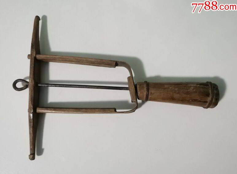 风筝绕线摇轮缠线老竹轴架