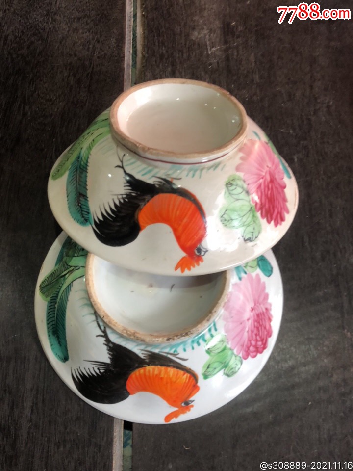 民国公鸡碗_价格98元【过路人古玩收藏】_第1张_7788商城__七七八八