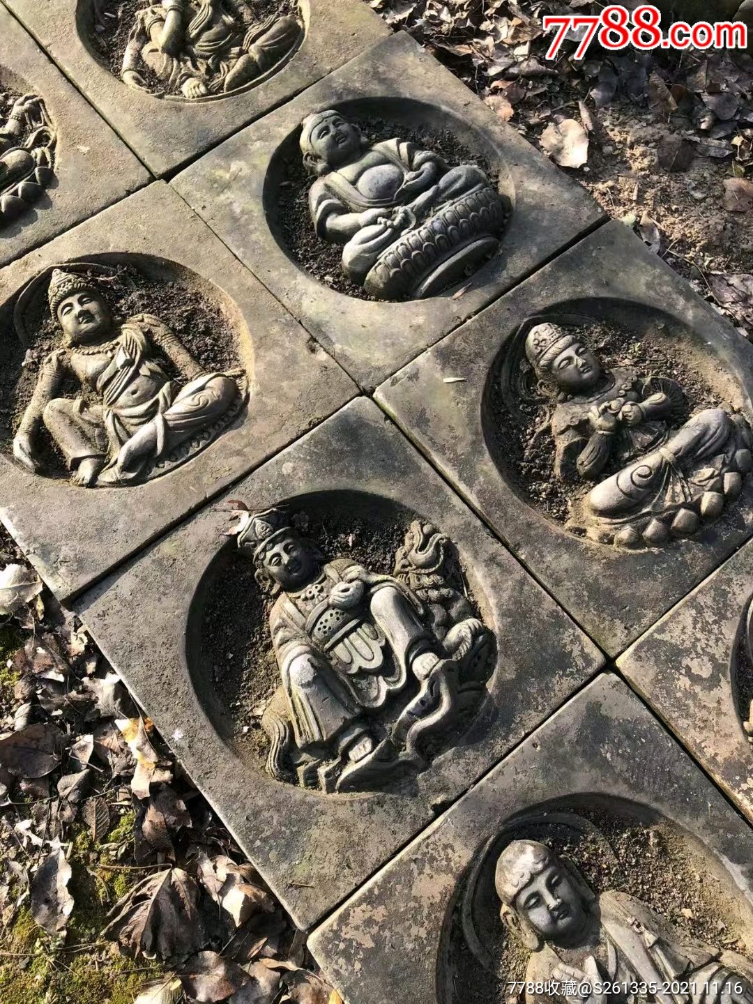 老佛砖雕寺院墙壁装饰