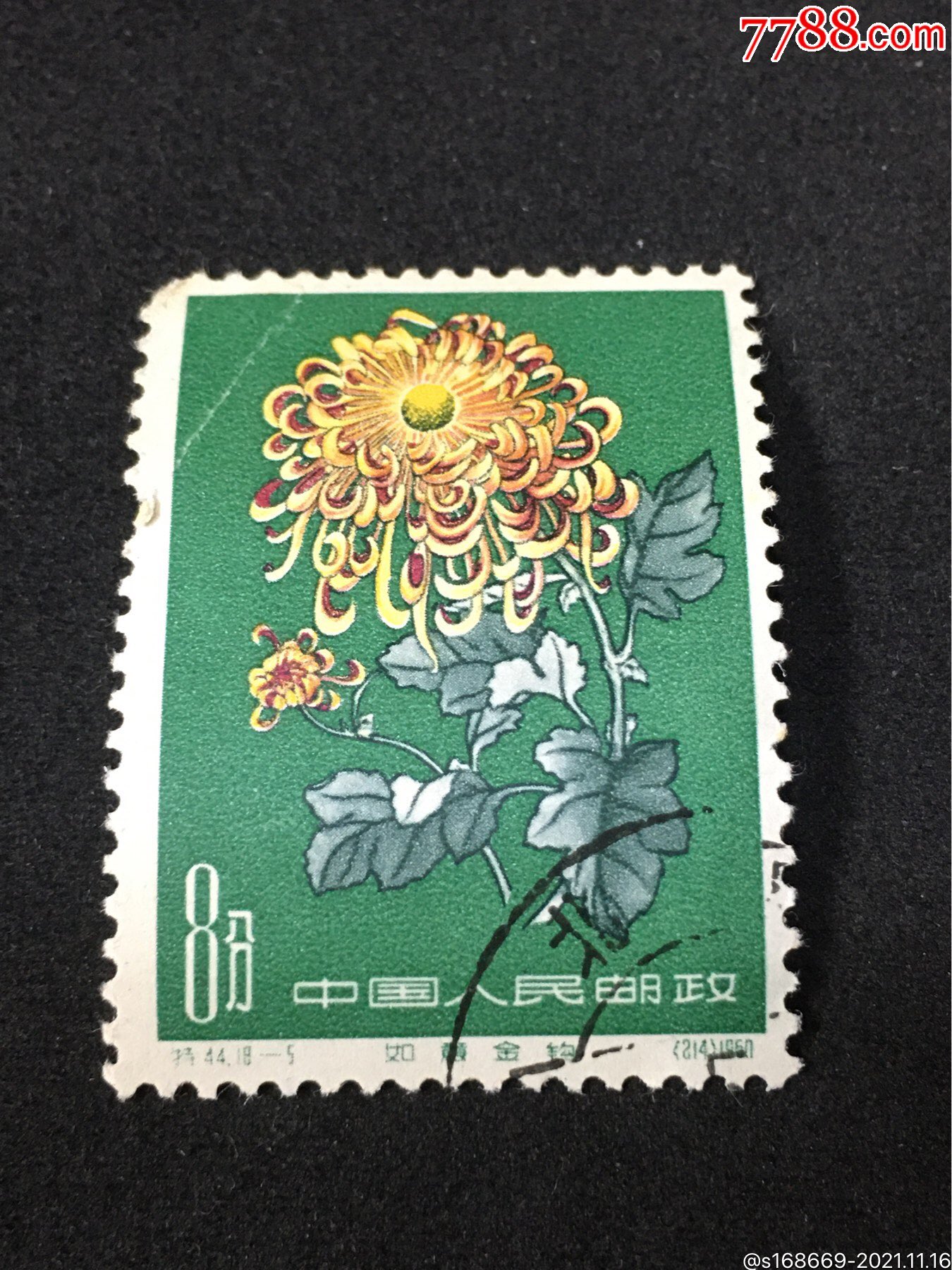 a2541960年菊花旧一枚品如图_邮票卡/集邮卡_收藏行情_回收价格_7788
