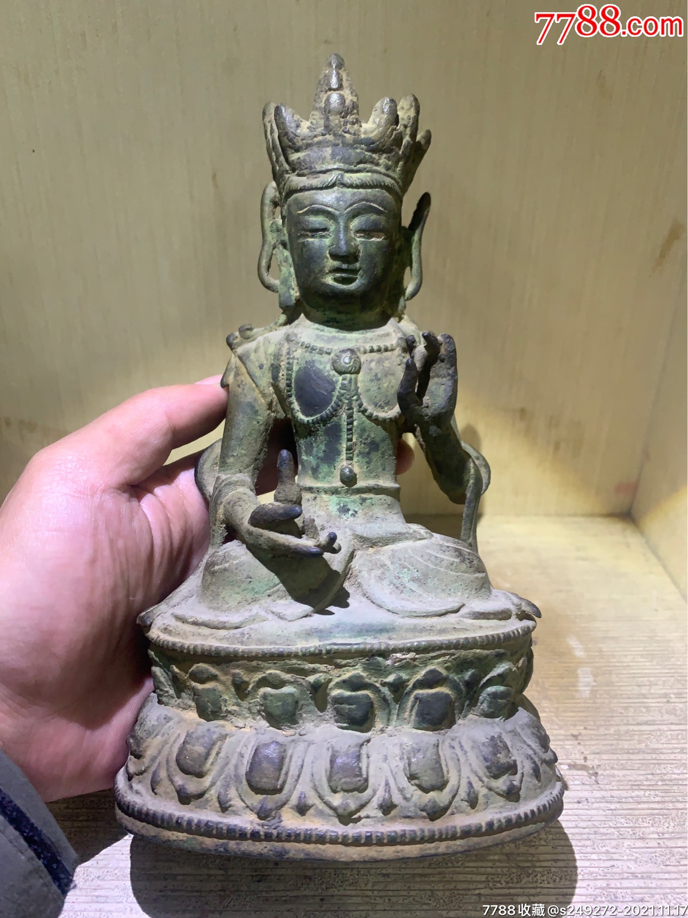 明代中期观音造像-铜像/铜佛像-7788商城__七七八八商品交易平台(7788