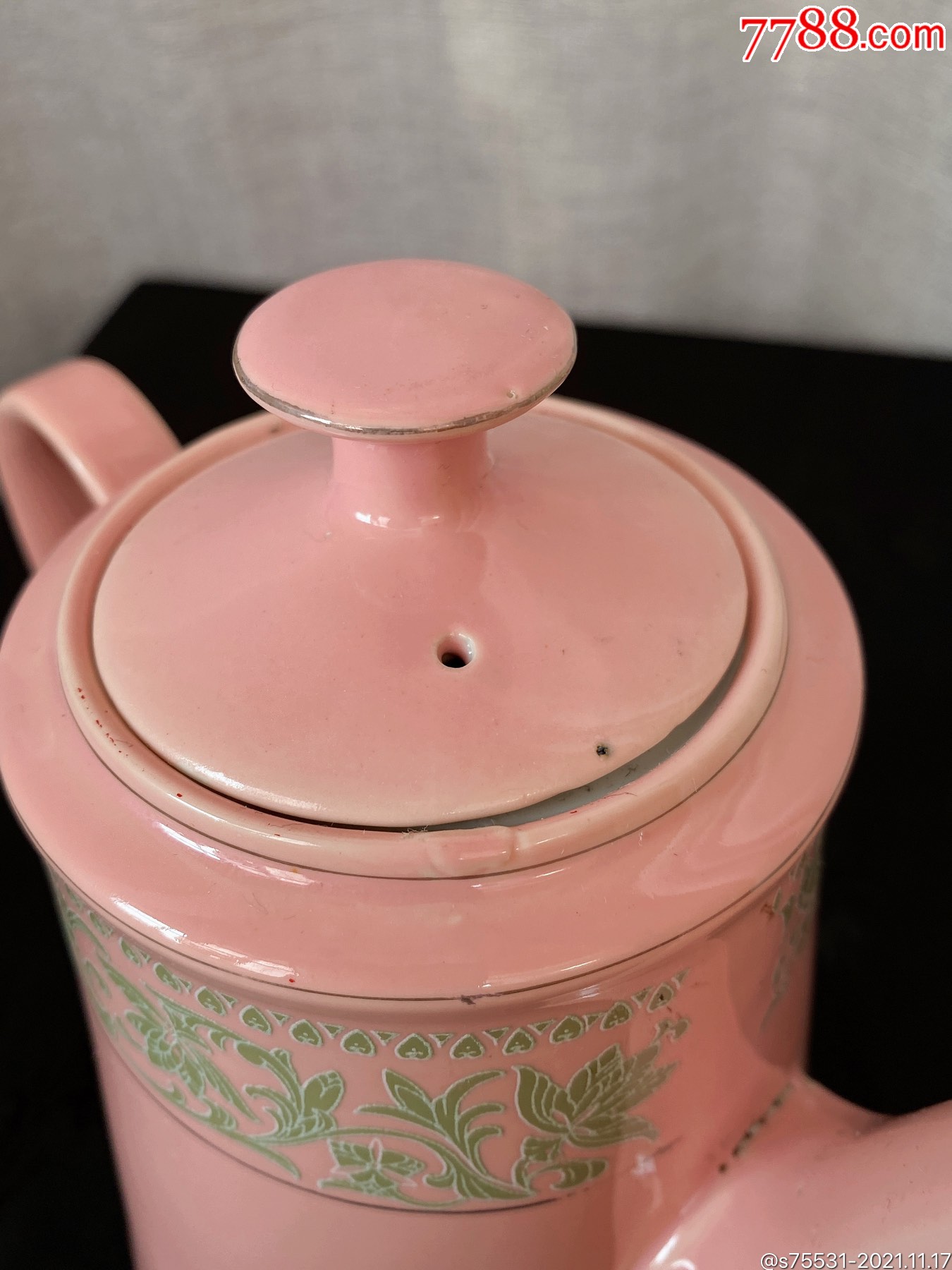 80年代博山老茶具一壶六杯收藏民俗老物件