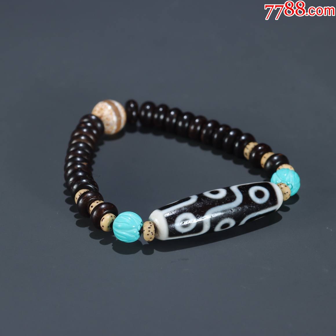 精品藏传至纯九眼天珠手串