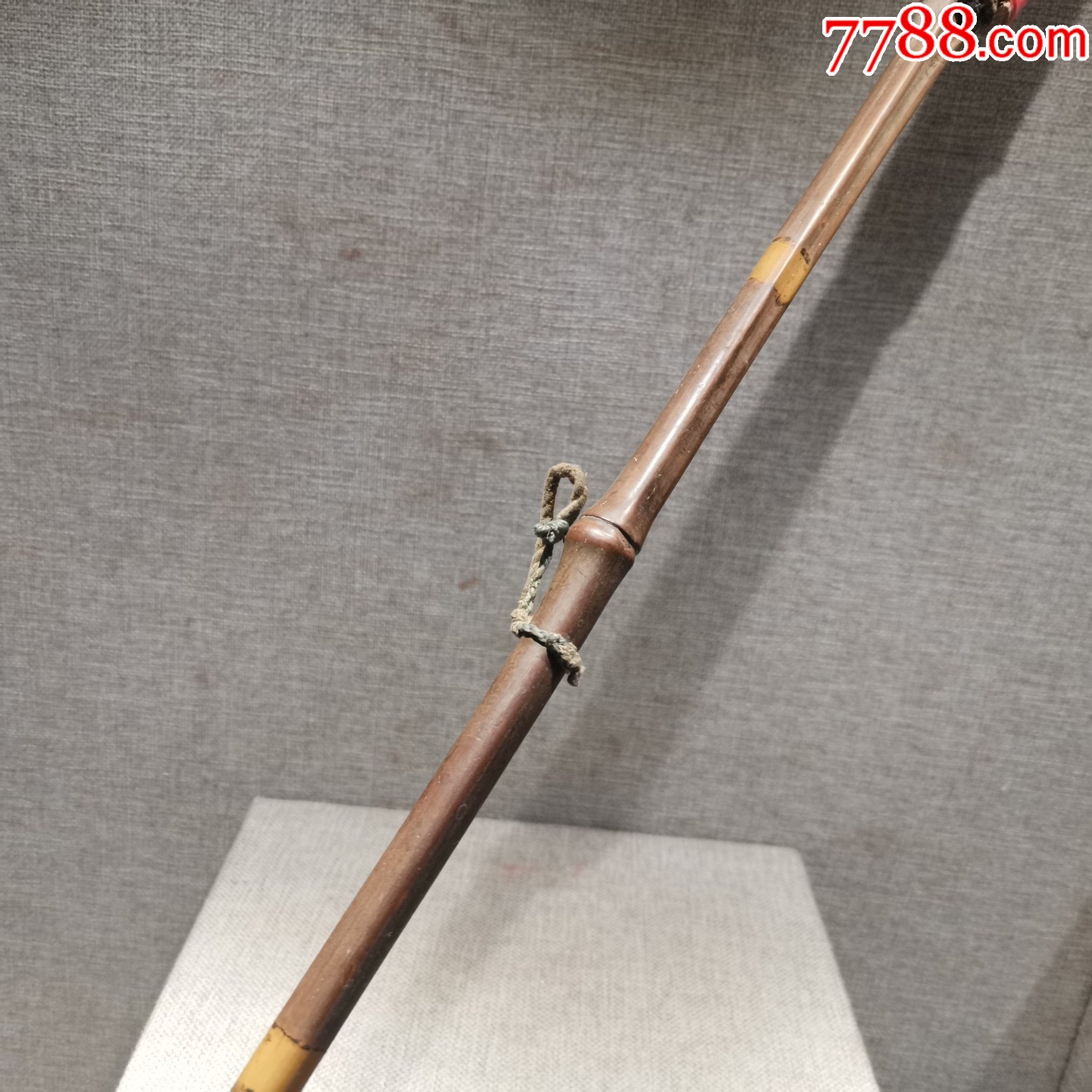 老民俗古玩摆件收藏解放后赶马车用长杆竹子马鞭子原品怀旧展示