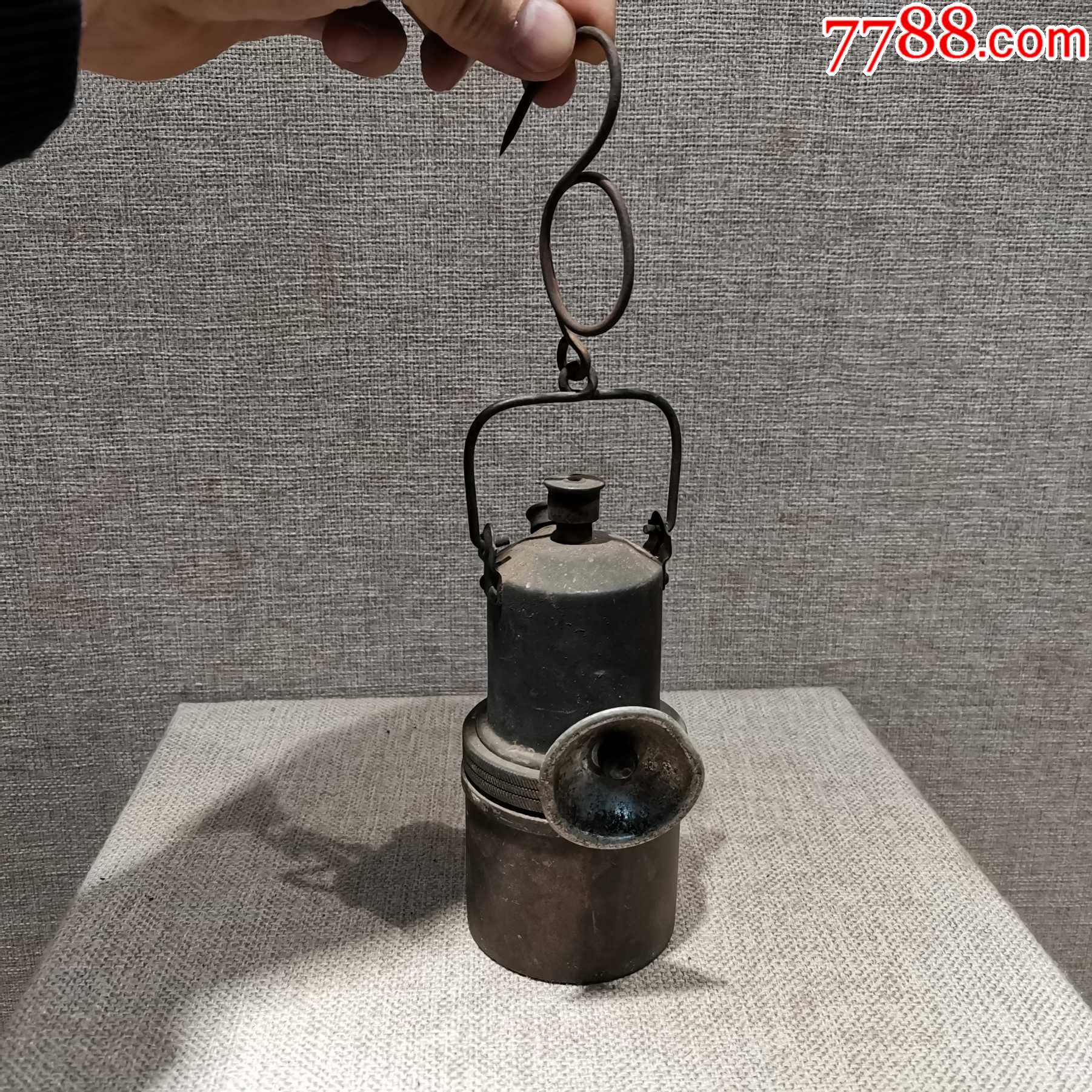 老民俗古玩摆件民国革命物件嘎斯灯原品适用展示怀旧摆设