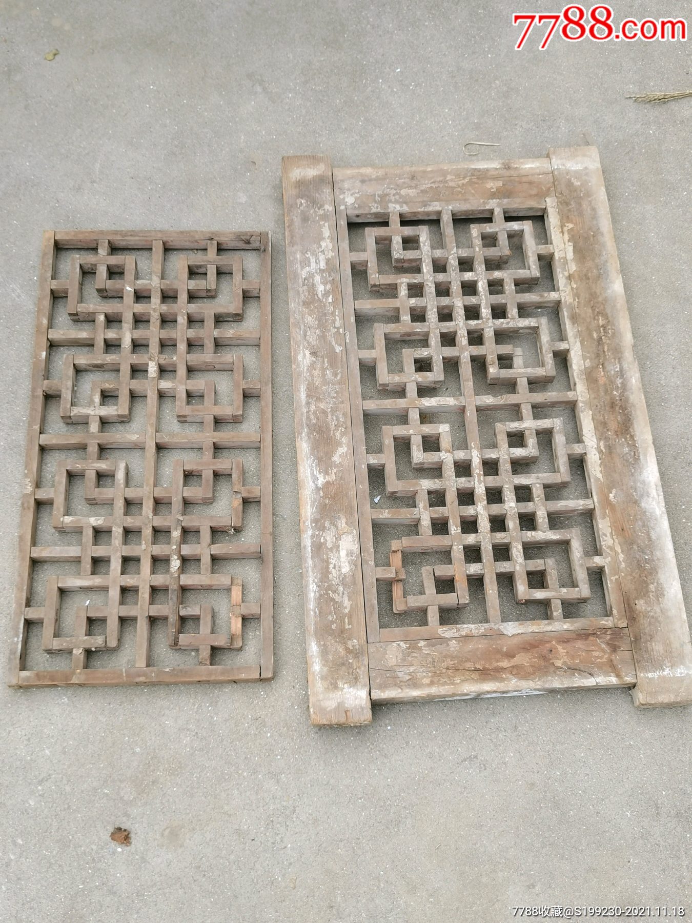 老窗格老花窗老木窗格