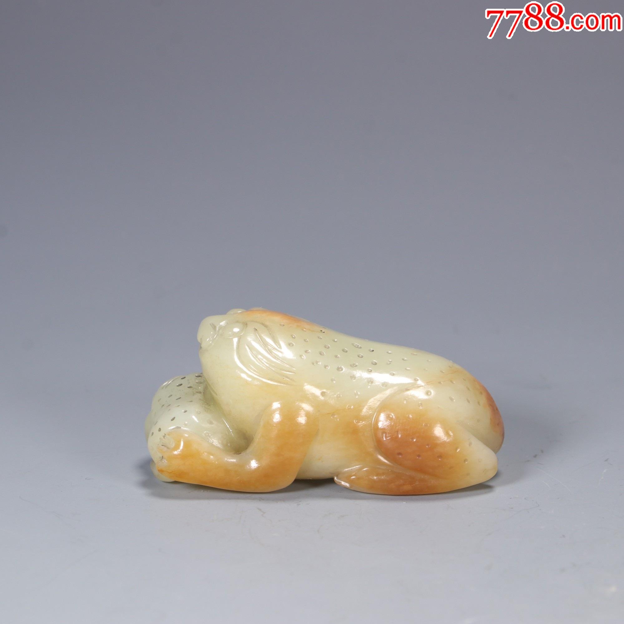 和田玉金蝉把件