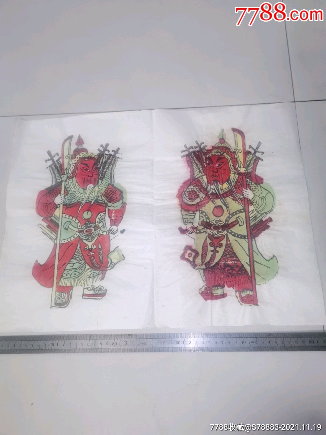 版画门神-价格:60元-se83846060-年画/宣传画-零售-7788收藏__收藏热线