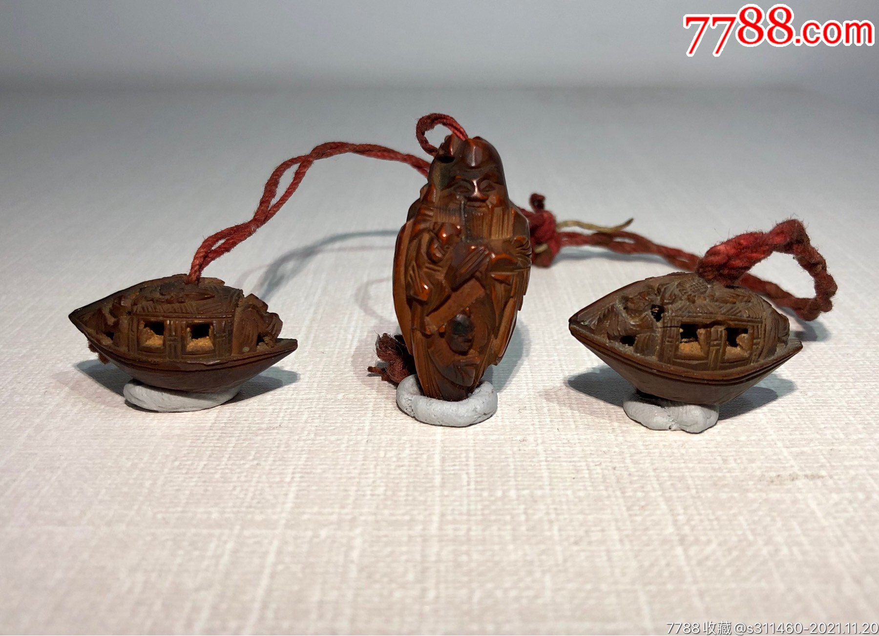 清代老核雕-价格:2500元-se83859434-橄榄核雕-零售-7788收藏__收藏