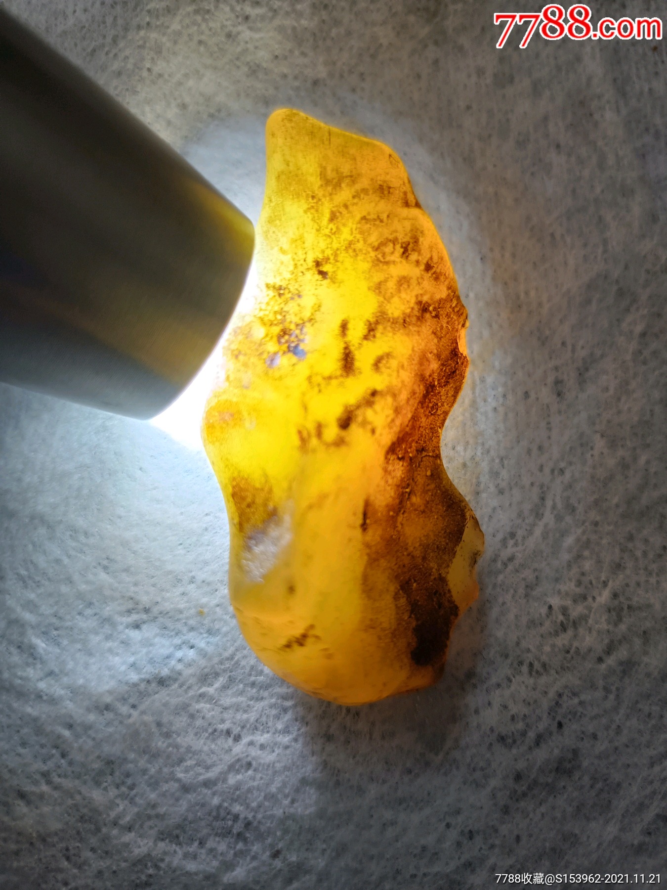 欧泊蛋白冰种鸡油黄