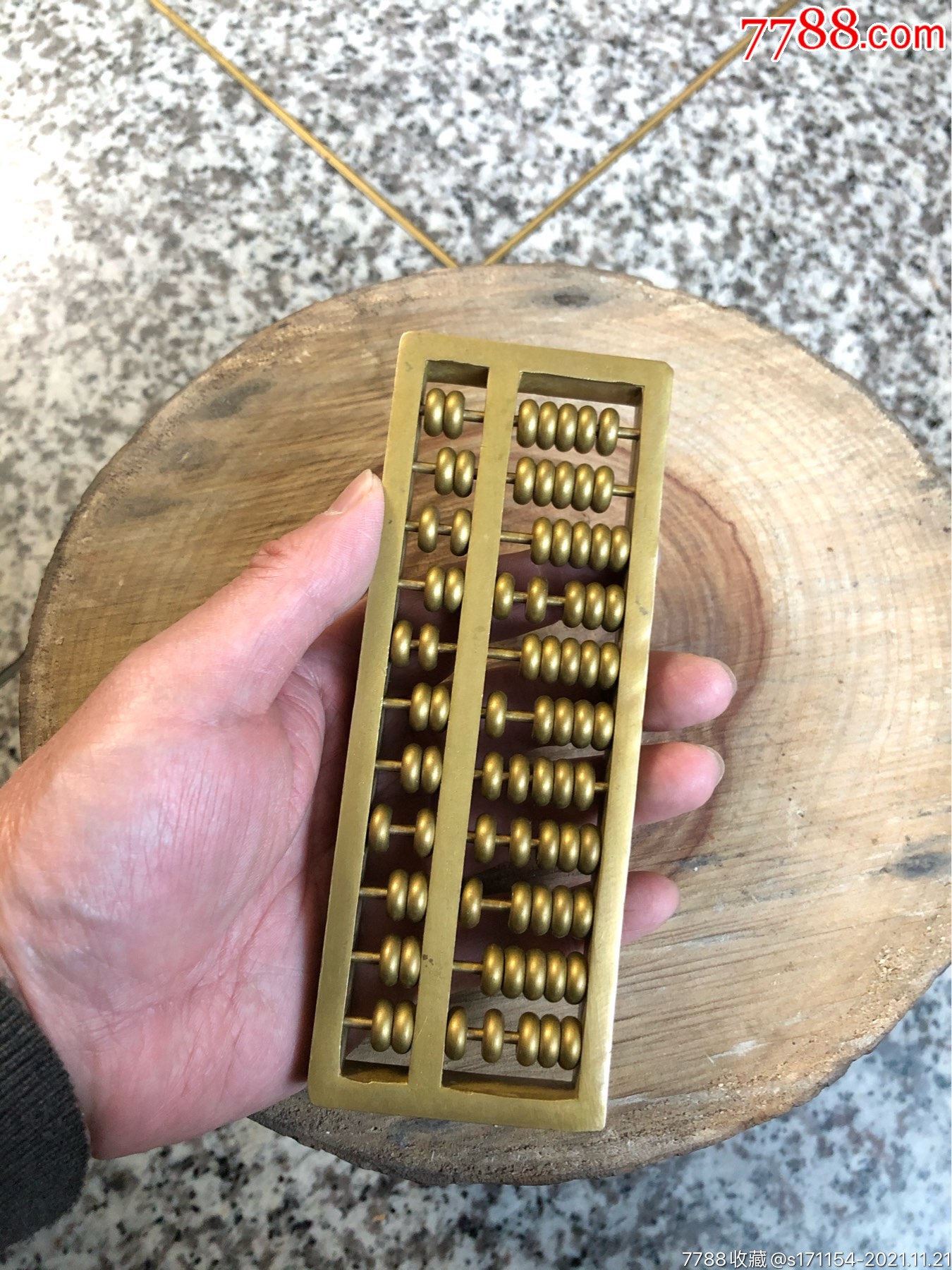 风水摆件铜算盘