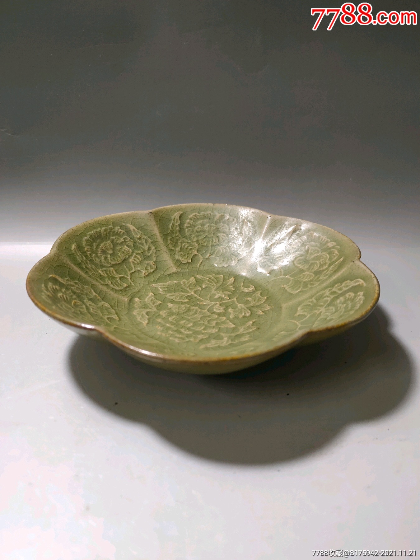 耀州窑系花口盘