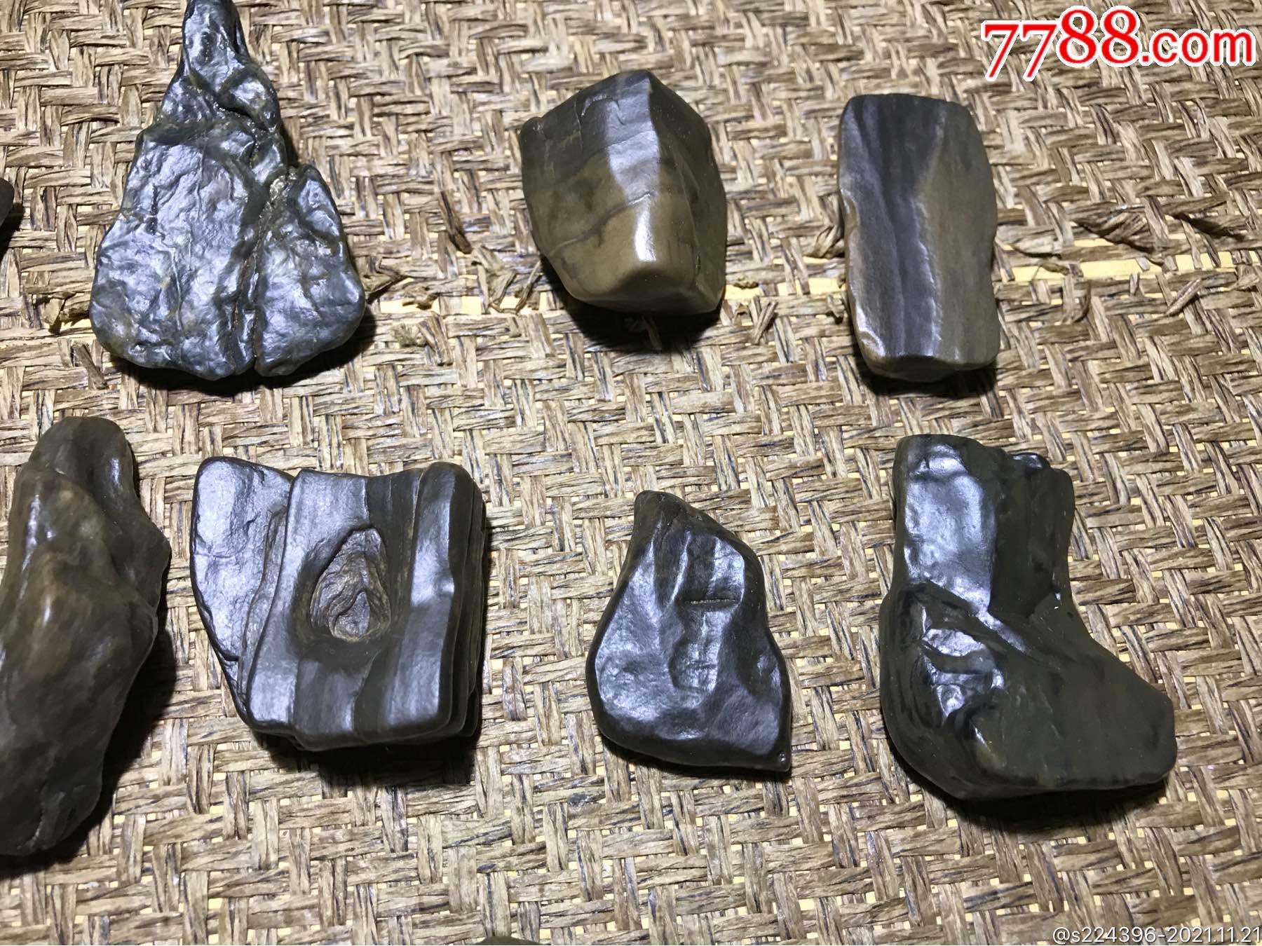哈密大南湖地表硅化木原石一组-硅化木/木化石-7788工艺品