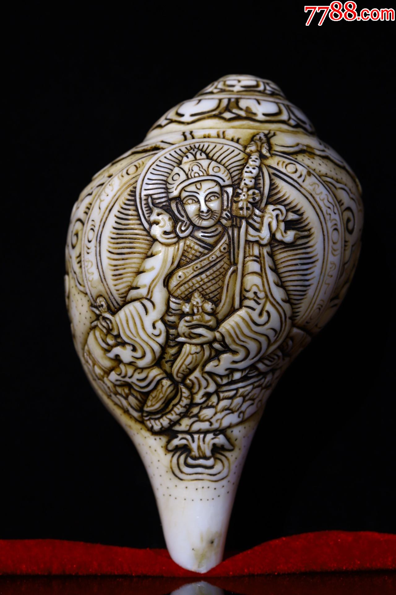 天然海螺纯手工錾刻法螺_价格2200元_第1张_7788收藏__收藏热线