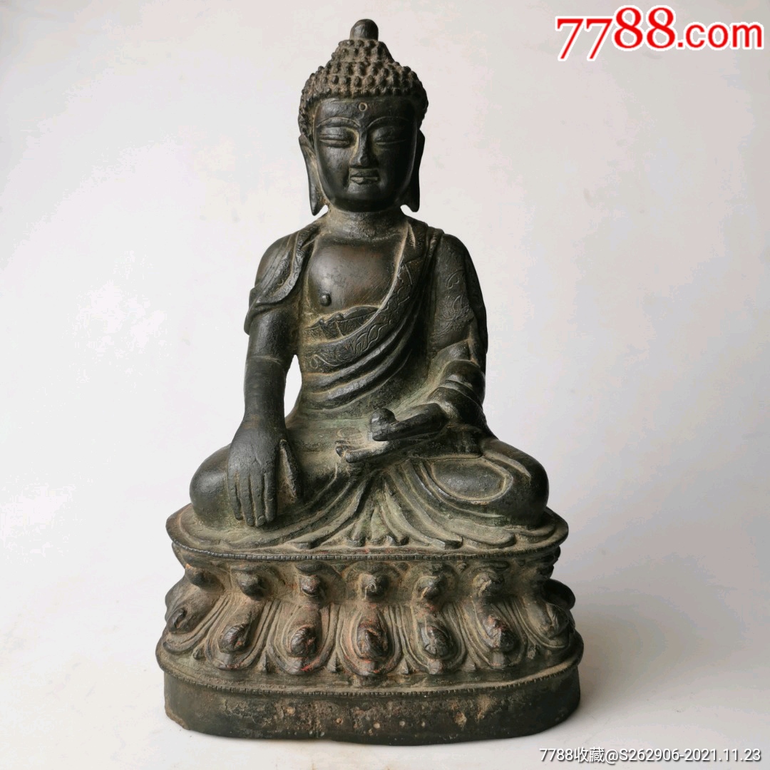 清代铜佛像