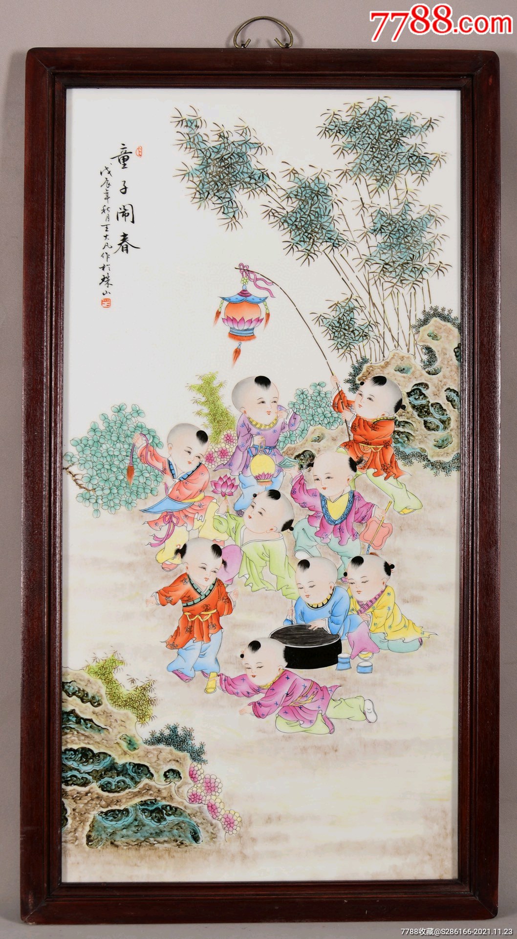 不议价-镶嵌瓷/瓷板画-7788陶瓷