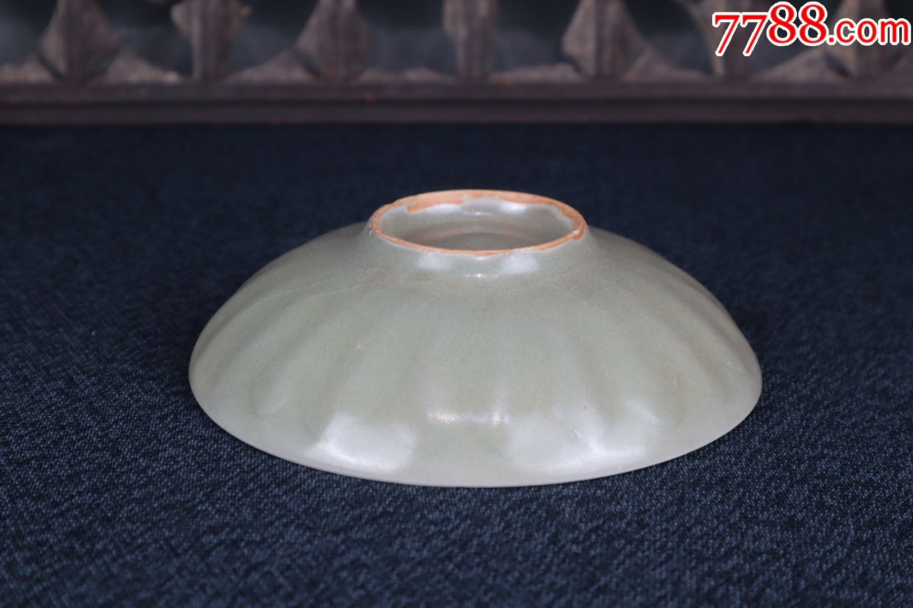 宋代浙江龙泉窑莲花碗_价格2666元【包退古董店】_第1张_7788收藏