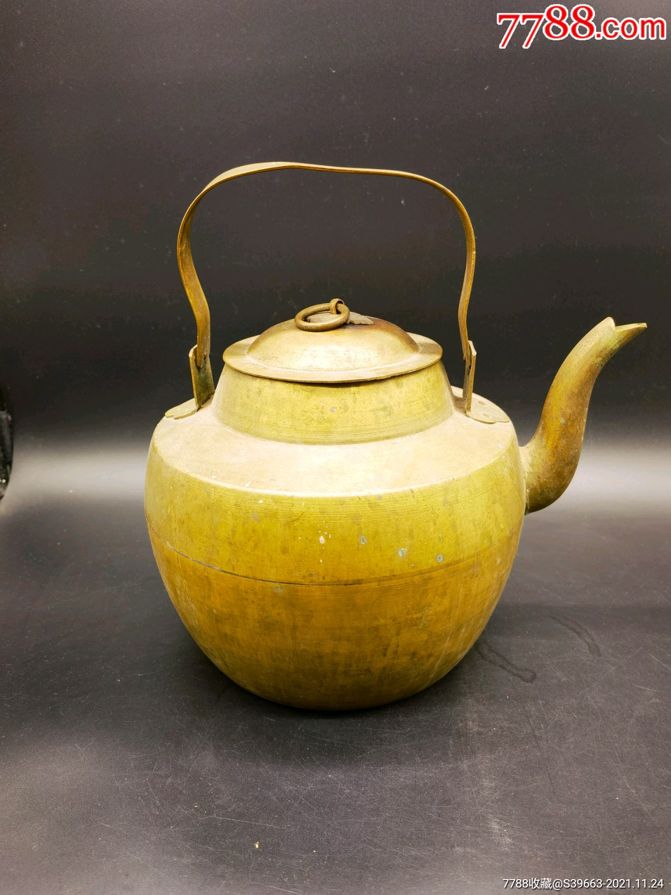 南瓜型紫铜壶煮水煮茶壶提梁壶电陶炉茶壶功夫茶具-阿里巴巴