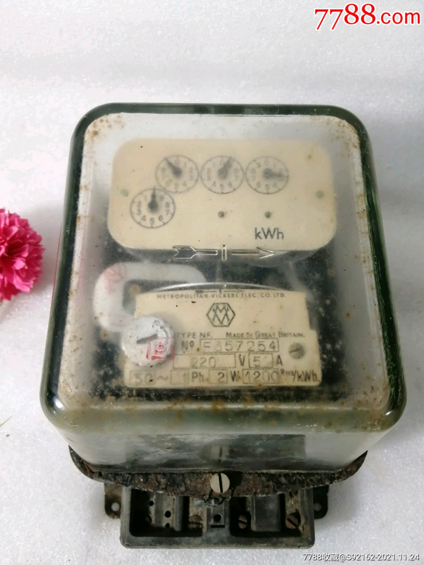 电表老电表民国时期上海老洋房英国mv电表