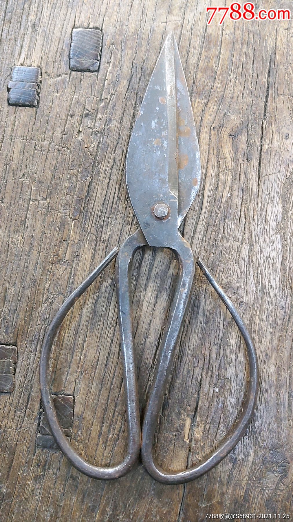 晚清手工打制大剪子剪刀
