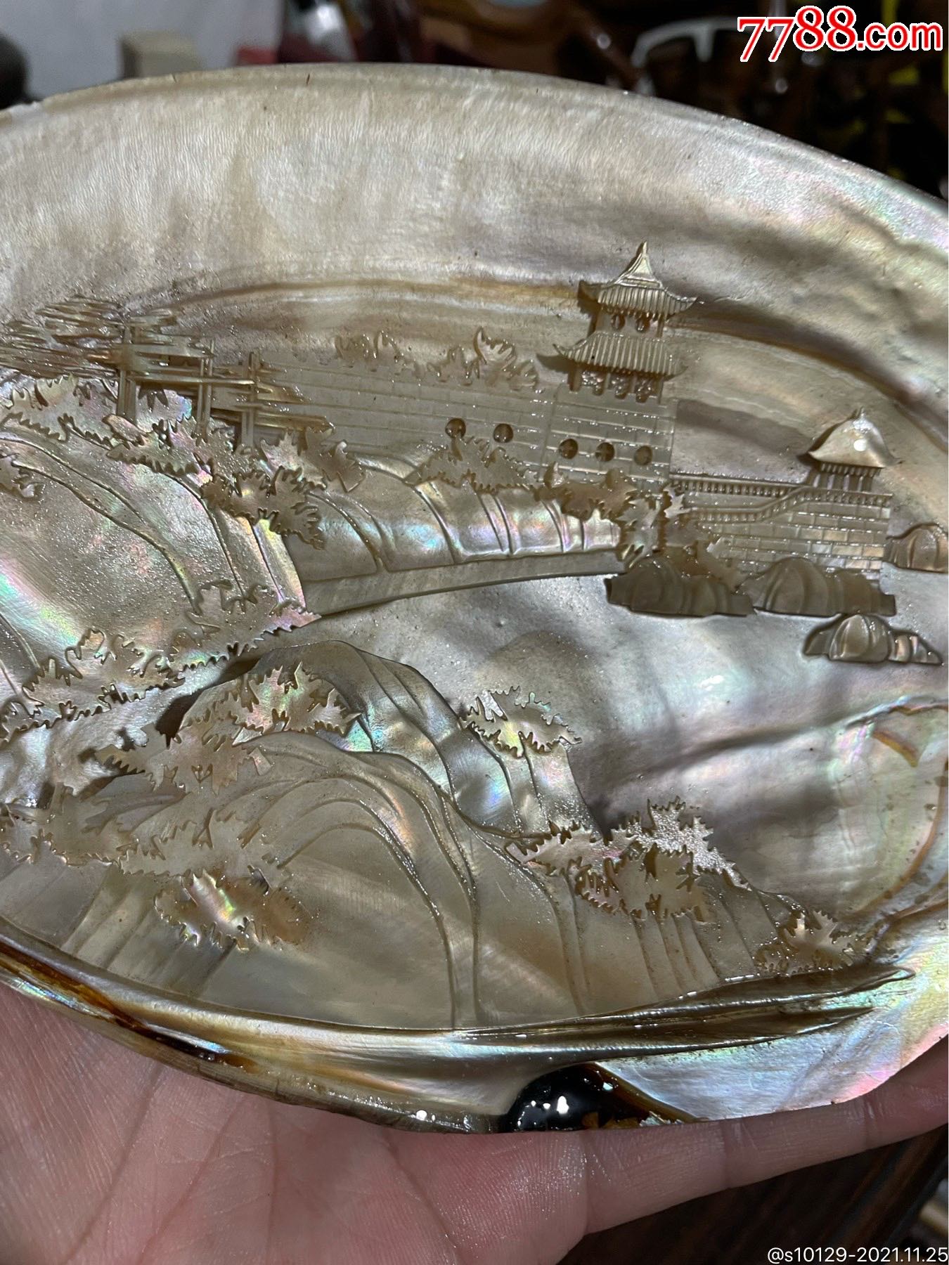 贝雕七十年代水族馆【20.5厘米】_贝壳摆件_第3张_7788老玩具收藏