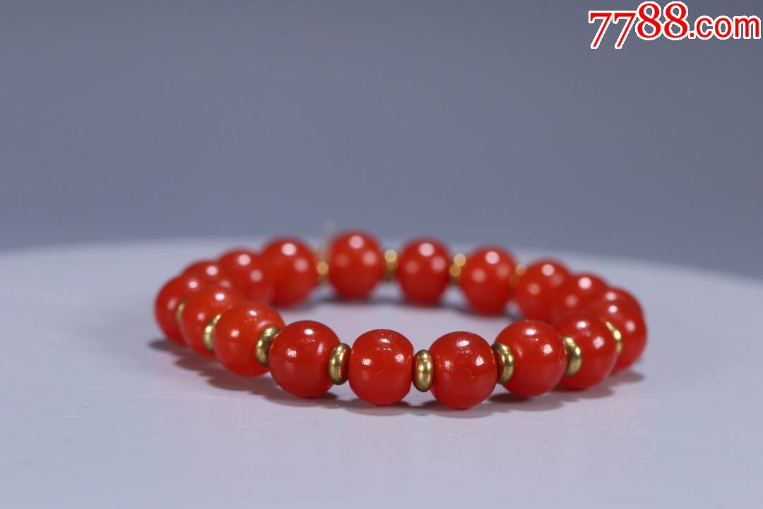 老南红玛瑙手串_价格5000元【结缘收藏多宝阁】_第1张_7788收藏__收藏