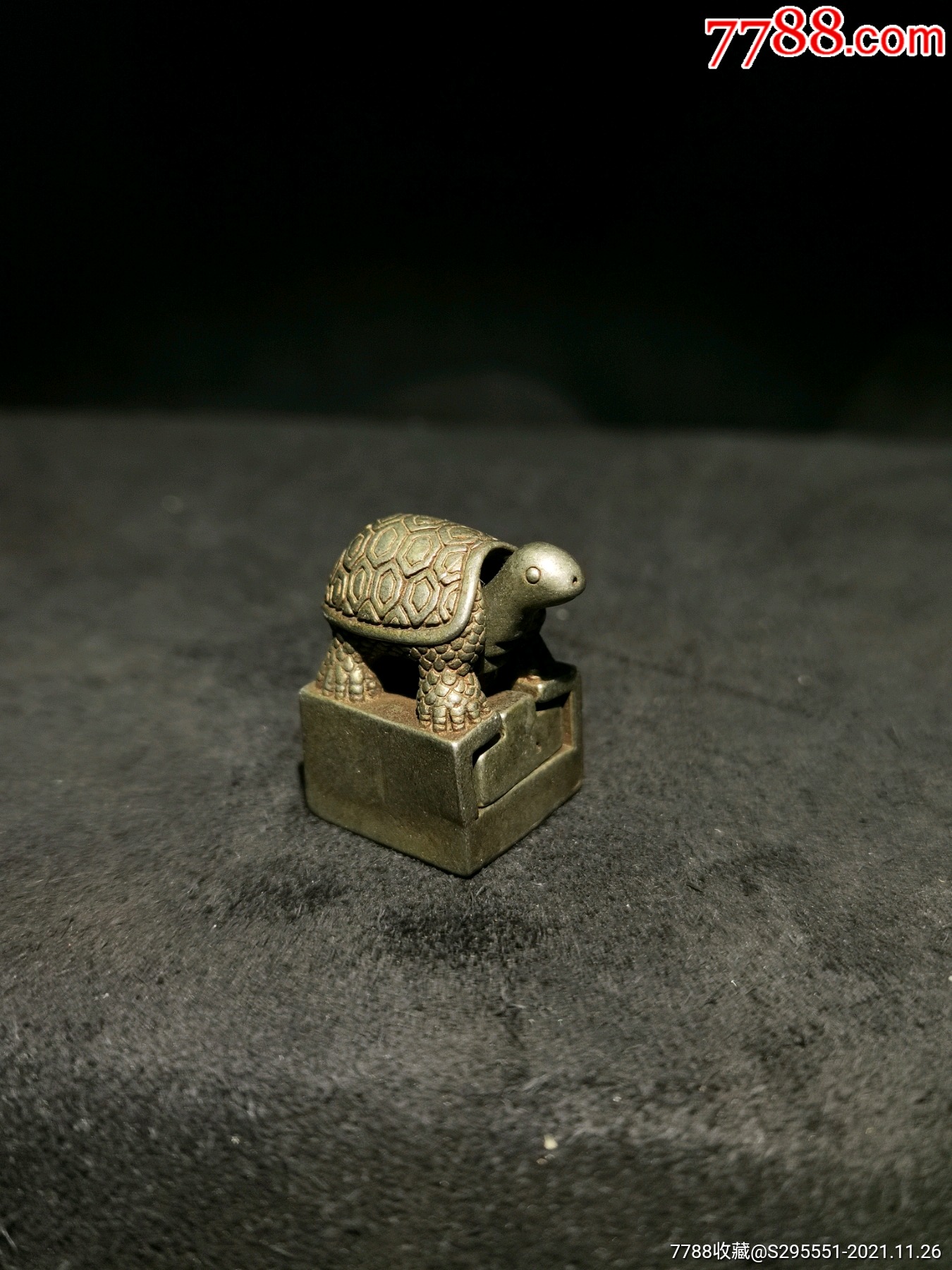 白铜乌龟套章-价格:128元-se83974443-铜/金属印章-零售-7788收藏